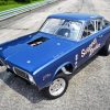 Blue Barracuda Gasser Car Paint By Number