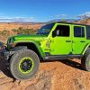 Green Jeep Paint By Number