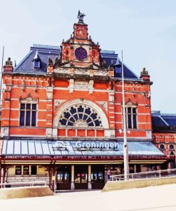 Groningen Railway Station Paint By Numbers