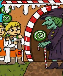 Hansel And Gretel Characters Paint By Numbers