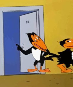 Heckle And Jeckle Characters Paint By Number