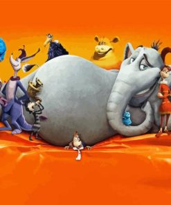 Horton Hears A Who Cartoon Paint By Number