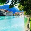 Interlaken Town Paint By Number