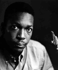 Monochrome John Coltrane Paint By Numbers