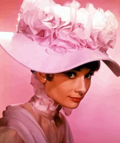 Lady In A Pink Hat Paint By Numbers