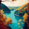 Lake Cumberland Poster Paint By Number