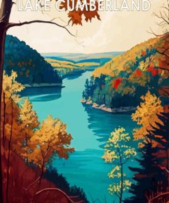 Lake Cumberland Poster Paint By Number