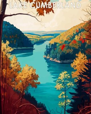 Lake Cumberland Poster Paint By Number