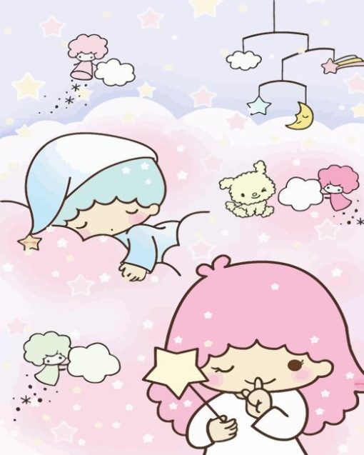 Little Twin Stars Paint By Number