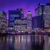 Canary Wharf London At Night Paint By Number