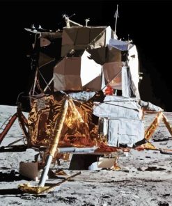 Lunar Module Spacecraft Paint By Numbers