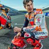 Marc Marquez Motorcycle Racer Paint By Numbers