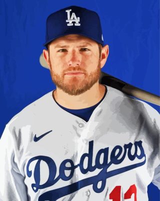 Max Muncy Baseballer Paint By Numbers