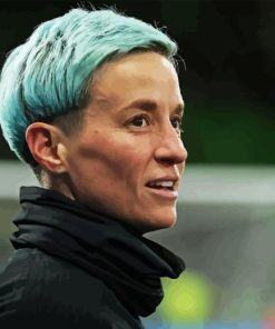 Megan Rapinoe Soccer Player Paint By Numbers