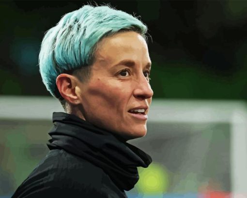 Megan Rapinoe Soccer Player Paint By Numbers