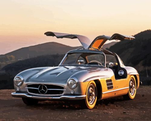 Mercedes 300 Sl Car Paint By Number