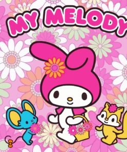 My Melody Poster Paint By Numbers