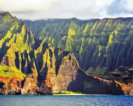 Napali Coast State Park Paint By Numbers