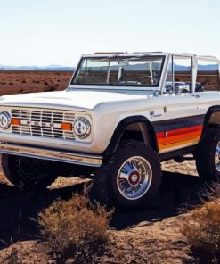 Old Ford Bronco Car Paint By Number