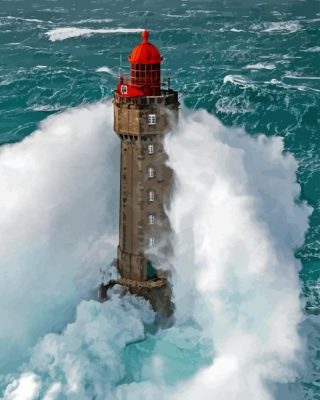 Phare De La Jument Paint By Number