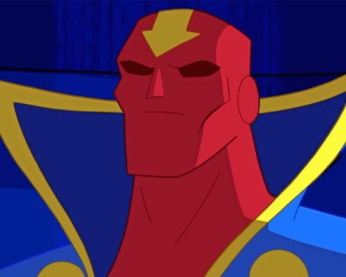 Red Tornado Character Paint By Numbers