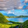 Saint Kitts And Nevis Island Paint By Number