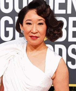 Sandra Oh Actress Paint By Numbers