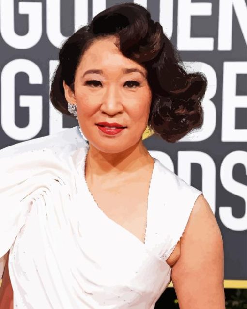 Sandra Oh Actress Paint By Numbers