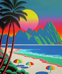 Seascape By Hiroshi Nagai Paint By Numbers