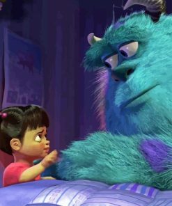 Sulley And Boo Characters Paint By Numbers