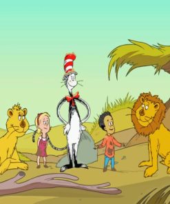 The Cat In The Hat Characters Paint By Number