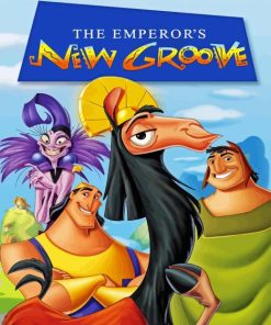 The Emperors New Groove Poster Paint By Number