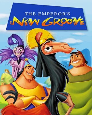 The Emperors New Groove Poster Paint By Number