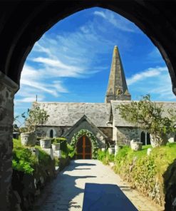 Trebetherick Church Paint By Number