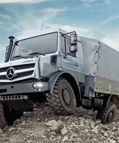 Unimog Tractor Paint By Numbers