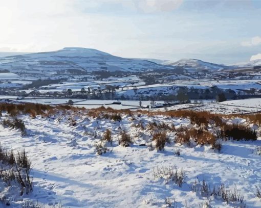 Winter In Hawes Paint By Numbers