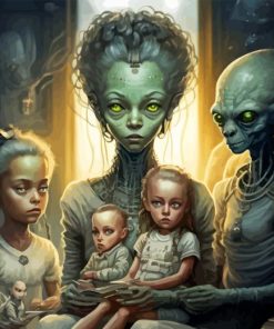 Alien Family Paint By Number