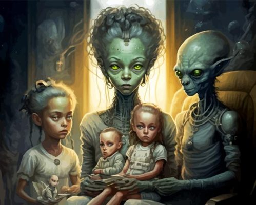 Alien Family Paint By Number