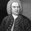 Black And White Johann Bach Paint By Numbers