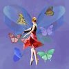 Butterfly Ballerina Paint By Numbers