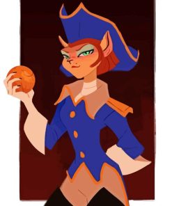 Captain Amelia Treasure Planet Paint By Number