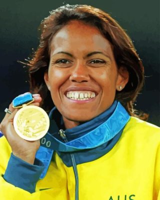 Cathy Freeman Paint By Number