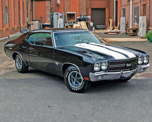 Chevelle Super Sport Paint By Numbers