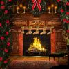 Christmas Fireplace Paint By Numbers