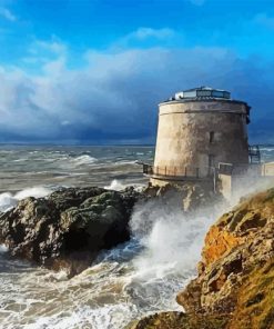 Dublin Martello Tower Paint By Number