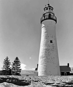 Fort Gratiot Lighthouse Paint By Number