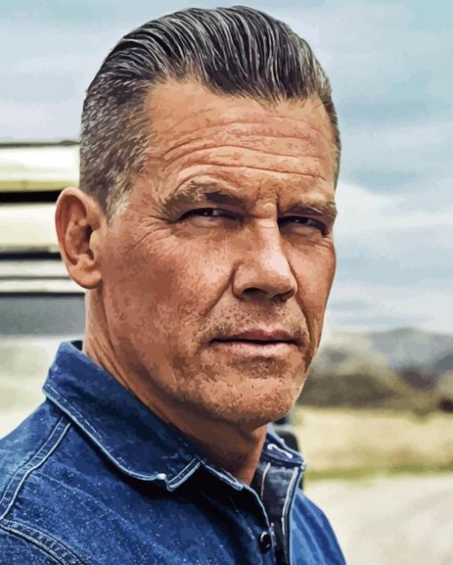 Josh Brolin Actor Paint By Numbers