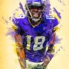 Justin Jefferson Minnesota Vikings Paint By Number