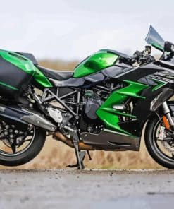 Kawasaki H2r Motorcycle Paint By Numbers