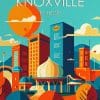 Knoxville City Poster Paint By Numbers